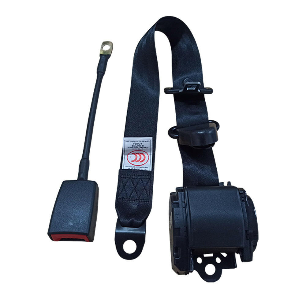 Universal 1 Set 3M 3 Point Retractable Safety Seat Belt Suitable For Truck Strap.