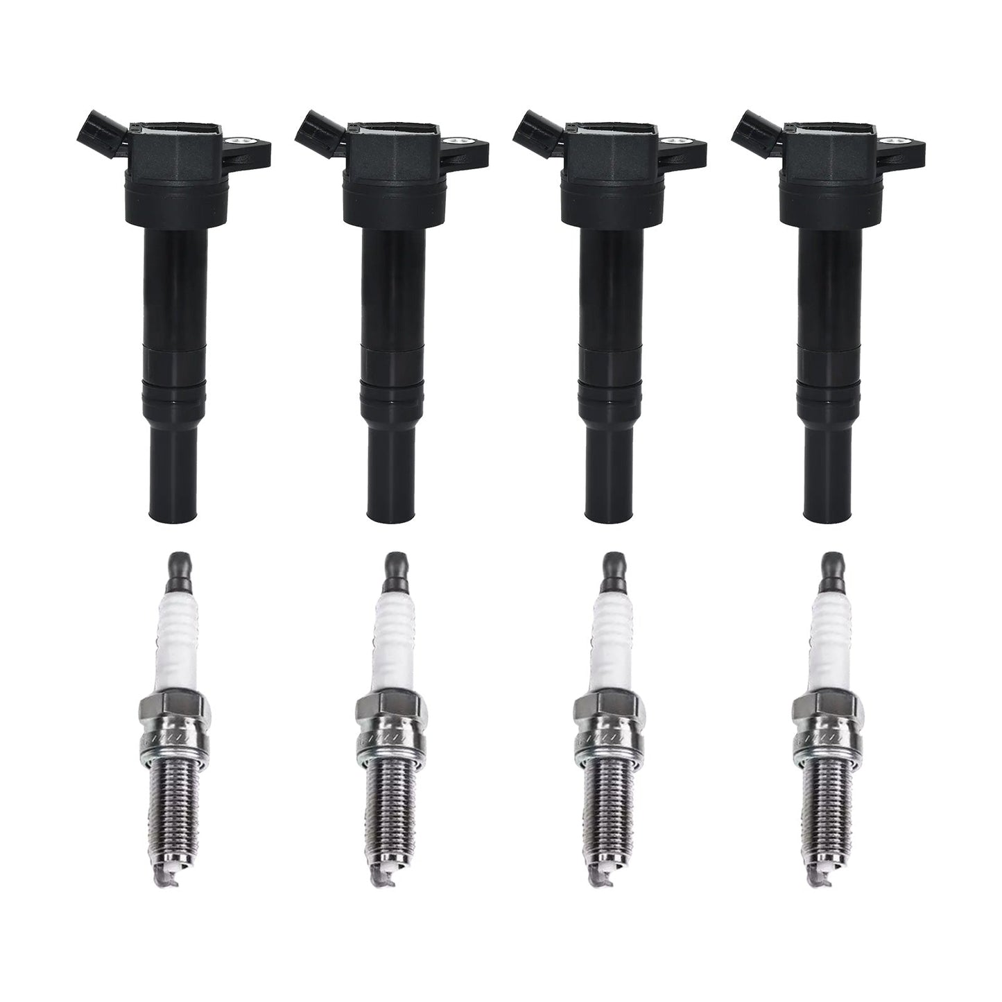 4x Ignition Coils & 4x Spark Plugs Suitable For Hyundai Elantra / Kia Soul.