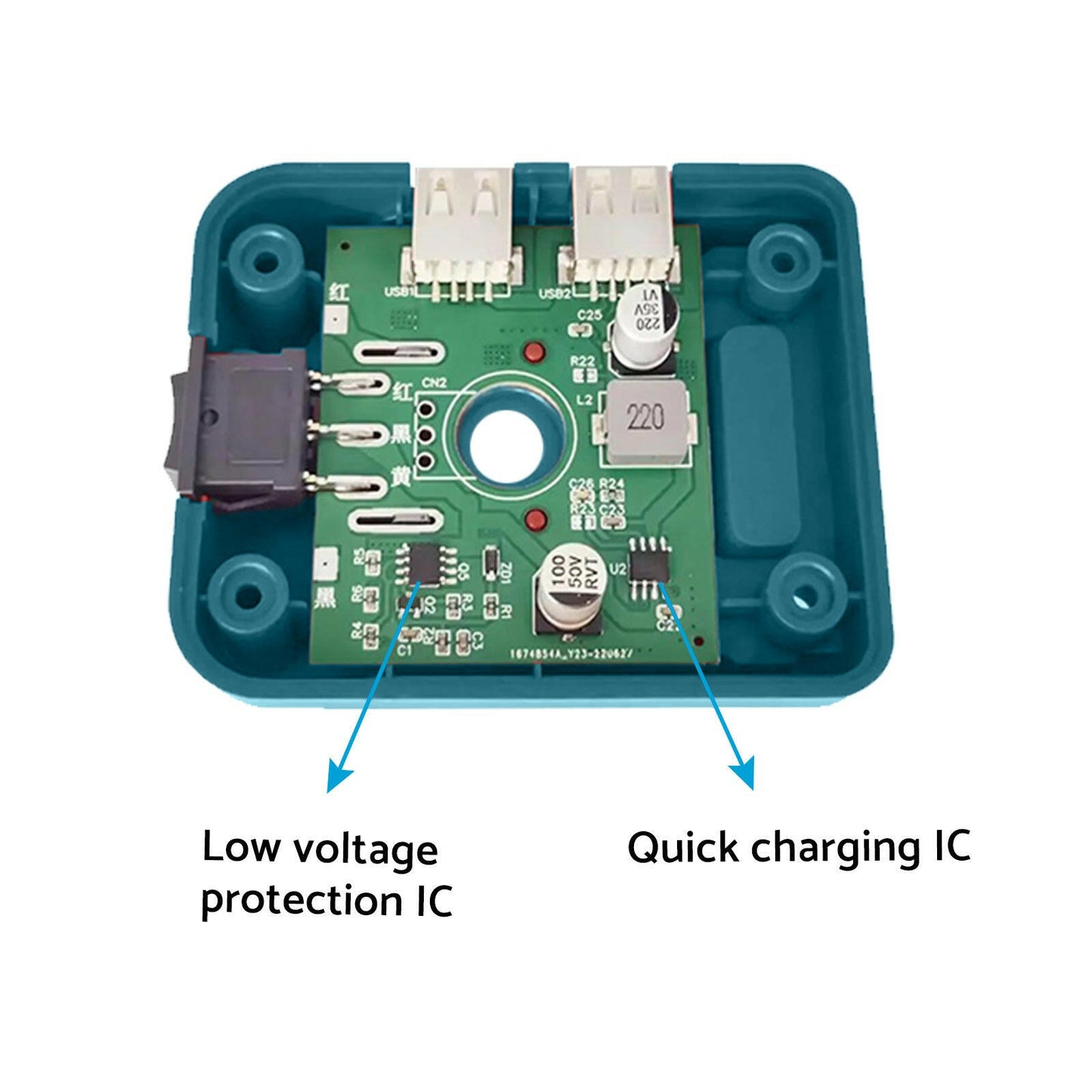 4in LED Work Light Suitable For Makita 18V Li-Ion Battery Workshop Flashlights.