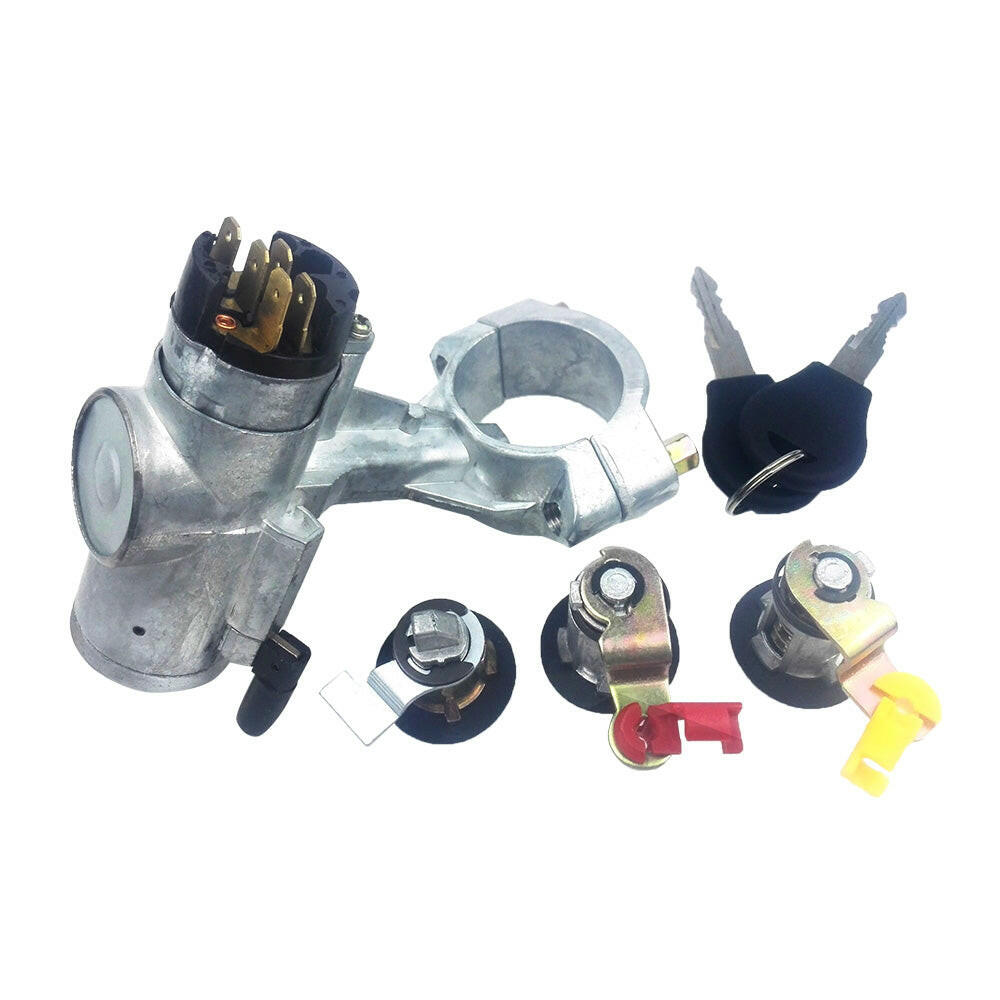 1 Set Ignition Barrel Switch Door Locks Suitable for Nissan Navara D21 1986-1997.