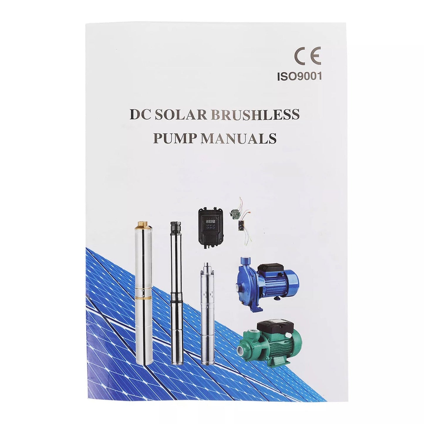 3in 48V 750W Deep Well Solar Submersible Bore Hole Water Pump With 15M Line.
