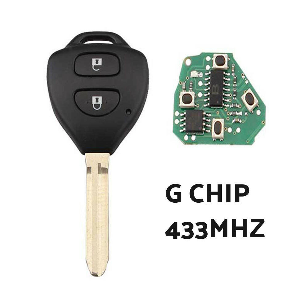 Car Remote Control Key Suitable For Toyota Hilux 2009-2015 Yaris 2011-2014 Corolla 2009-2012.