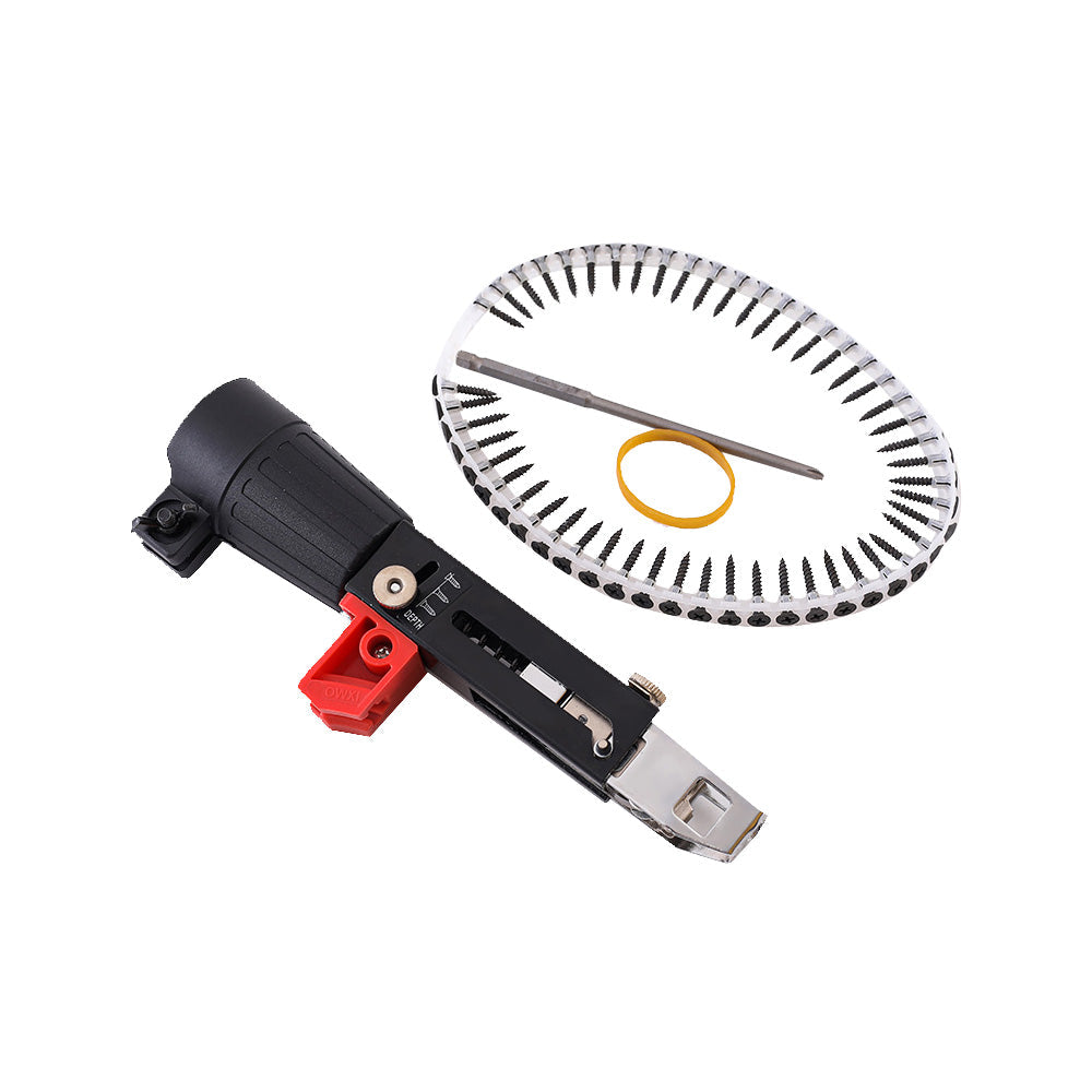 Automatic Screw Chain Nail Gun Adaptor Suitable For Drill Plaster Board Drywall.