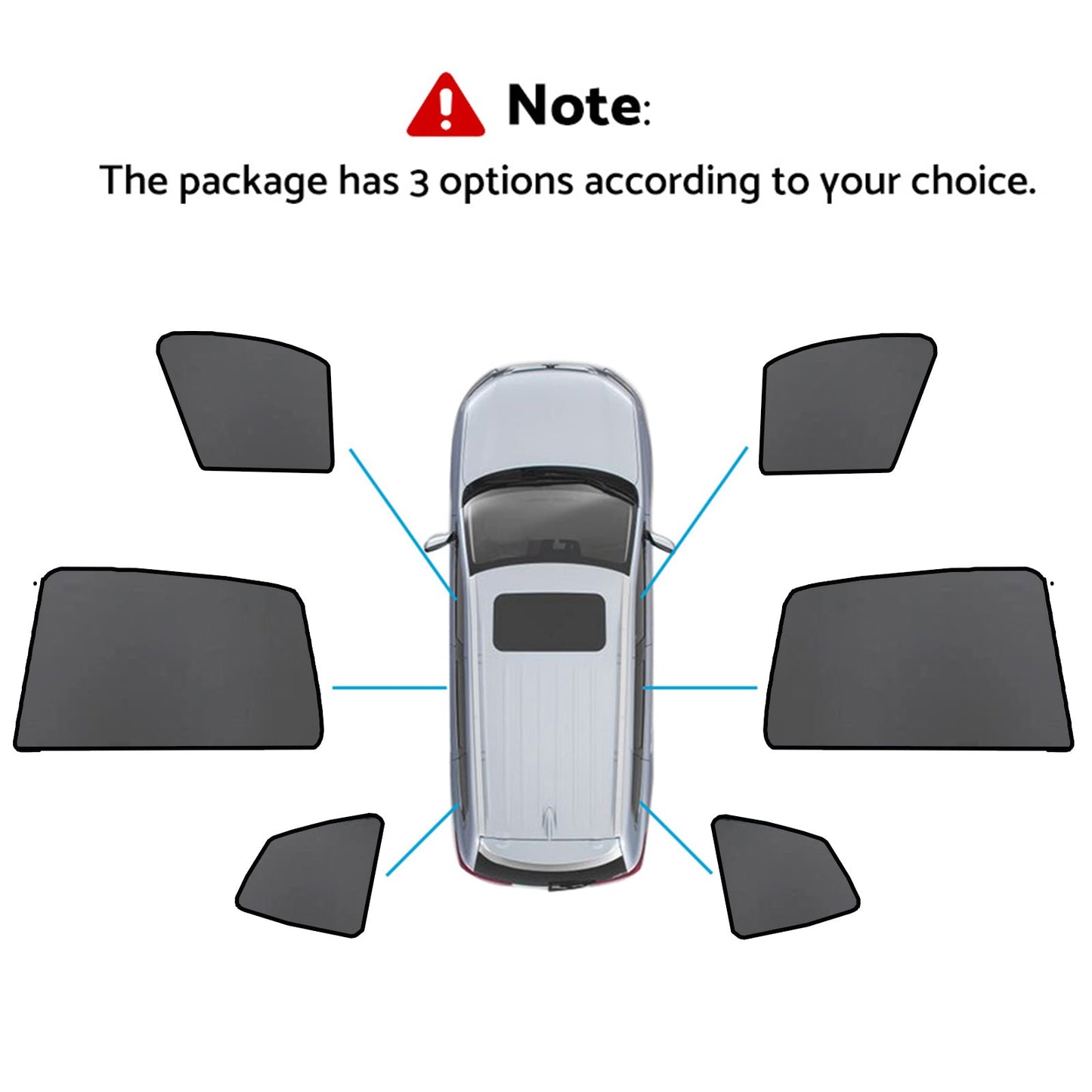 Car Window Sun Shade Magnetic Mesh Blind Suitable For BMW X3 F97 2017-On