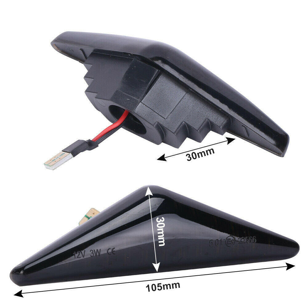 2x Side Indicator Guard LED Flasher Light Suitable For Ford Falcon XT XR6 XR8 FG 2008-2014.