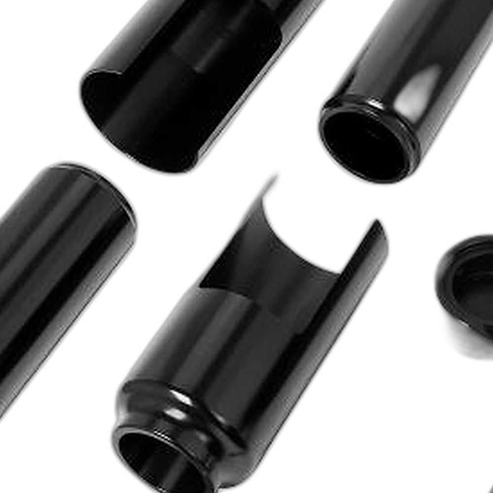 Black Fork Cover Set Suitable for Harley Davidson Softail Street Bob