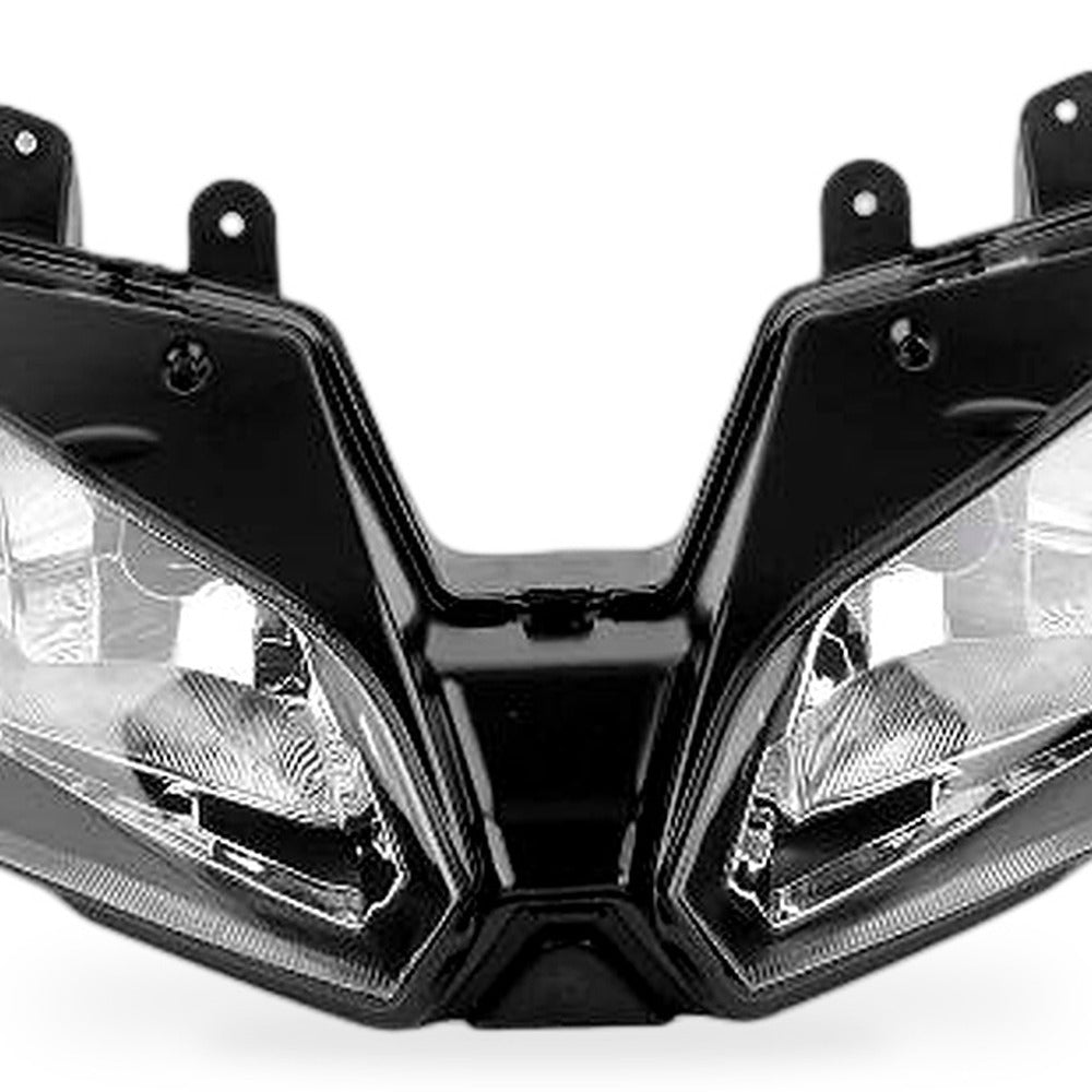 Clear Front Headlight White Lamp Headlamp Assembly For KAWASAKI Ninja 300R 2013 - XQ1
