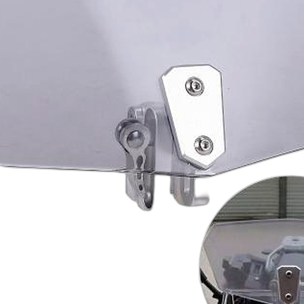 Motorcycle Windshield Clip-On Extension Spoiler Suitable for All Motorcycle Smok