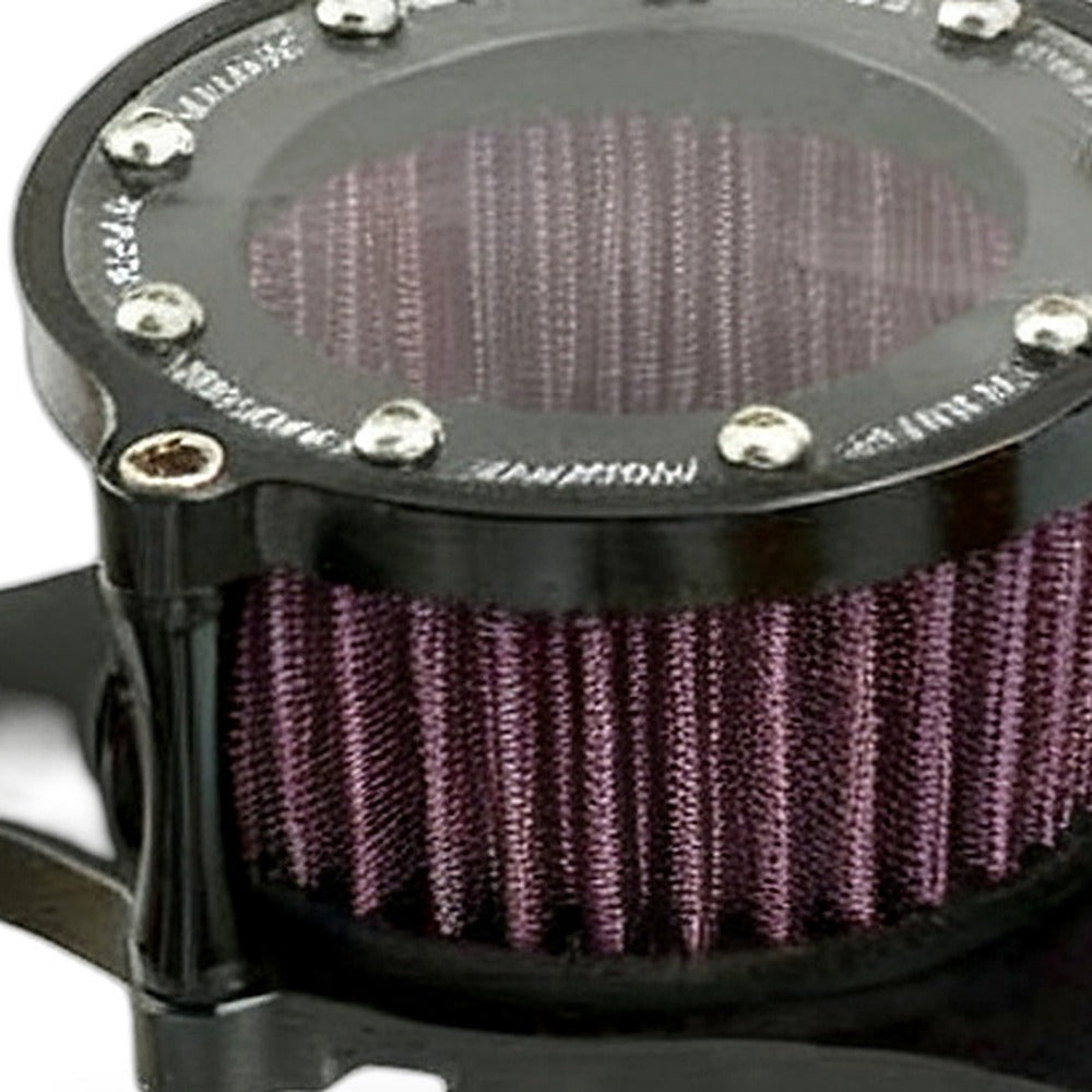 Air Cleaner Intake Filter Kit For Harley Sportster XL 883 1200 04-2014 CNC Black - XQ1