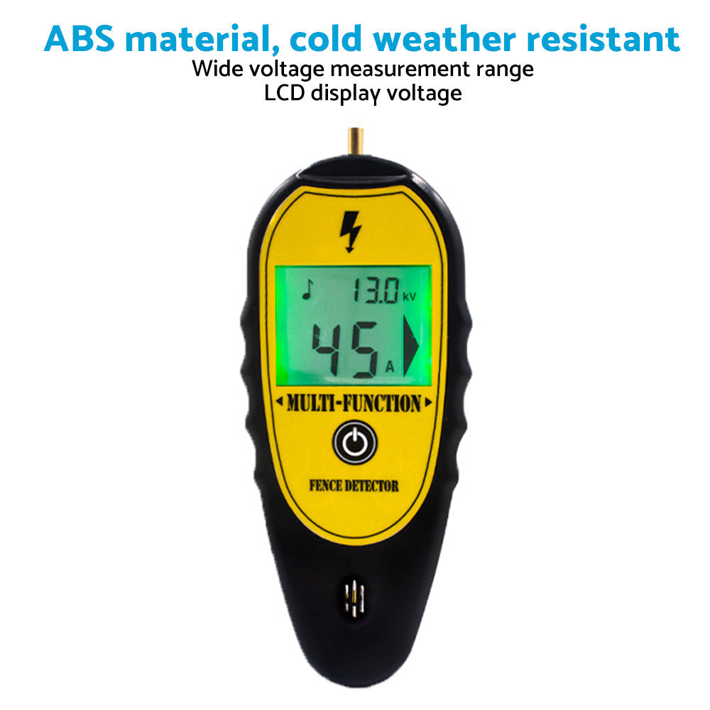 ?15KV Digital Fence Tester Voltmeter Voltage Tester with LCD Display 200V-15000V.