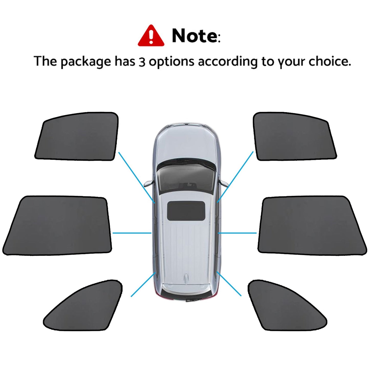 Magnetic Mesh Sun Shade Suitable for Subaru Outback Front Rear