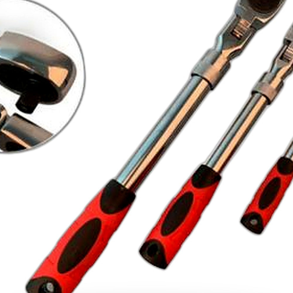 Ratchet Wrench Socket Set 3-Piece Suitable for Car Repair