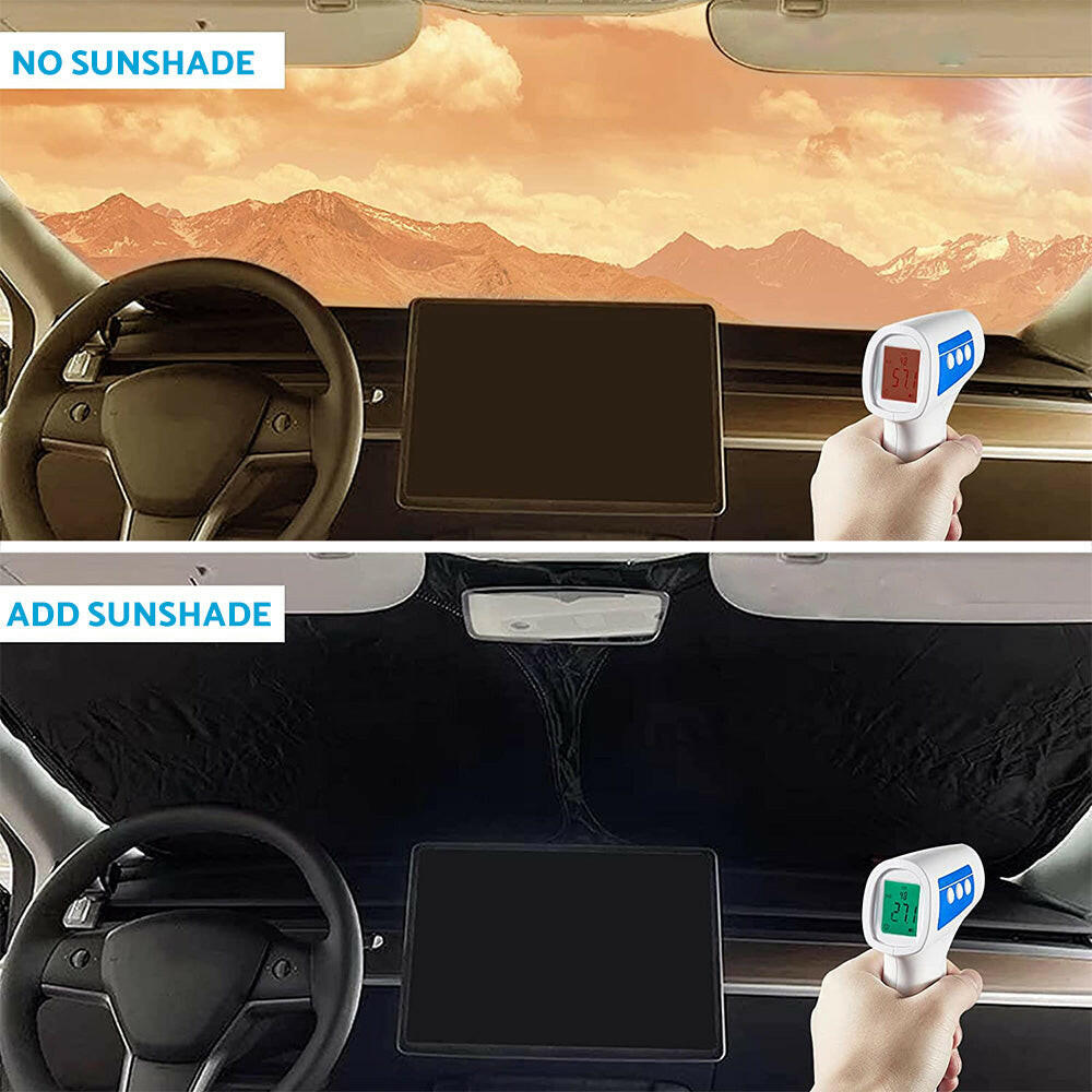 Wind Screen Sun Shade Suitable For Honda CR-V CRV 17-23 UV Block Visor Foldable.