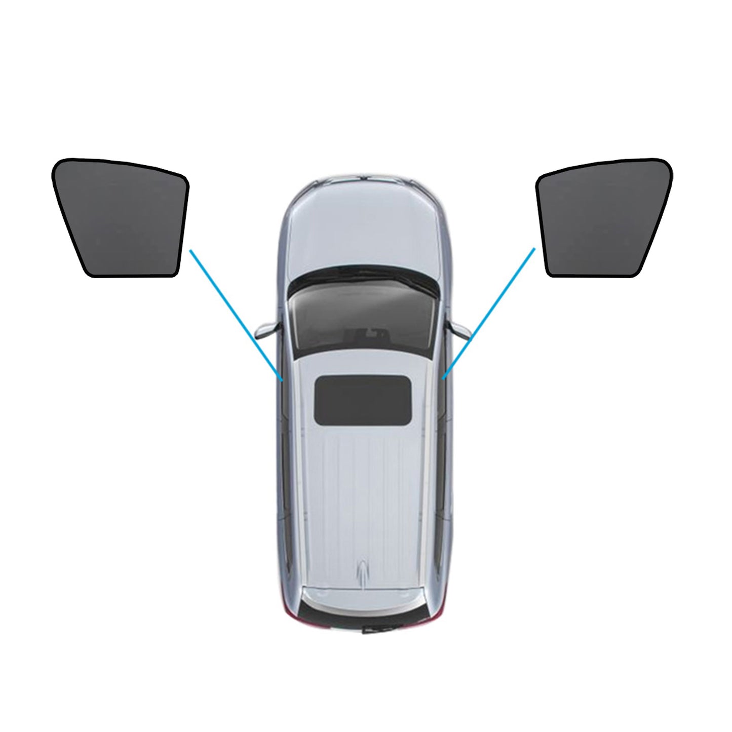 Car Window Sun Shade Magnetic Mesh Blind Suitable For BMW X5 G05 F95 2018-On