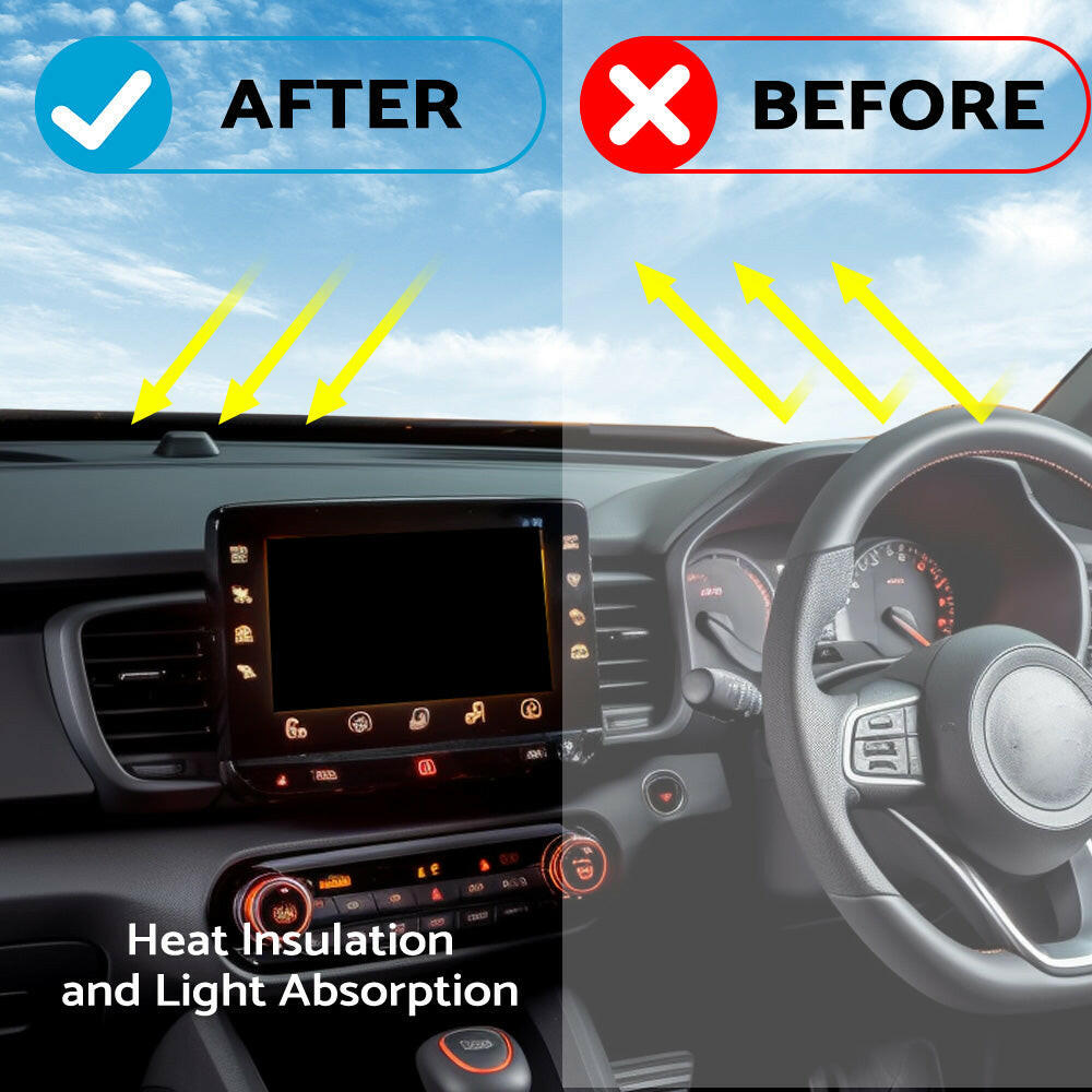 Dash Mat Suitable For Kia Stonic YB 2017-2023 Dashboard Cover Non-Slip.