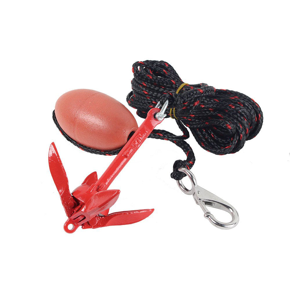1. 5KG PWC FOLDING ANCHOR KIT- GRAPNEL or ROPE or FLOAT or HOOK - Kayak or Boat or Jet Ski or Canoe.