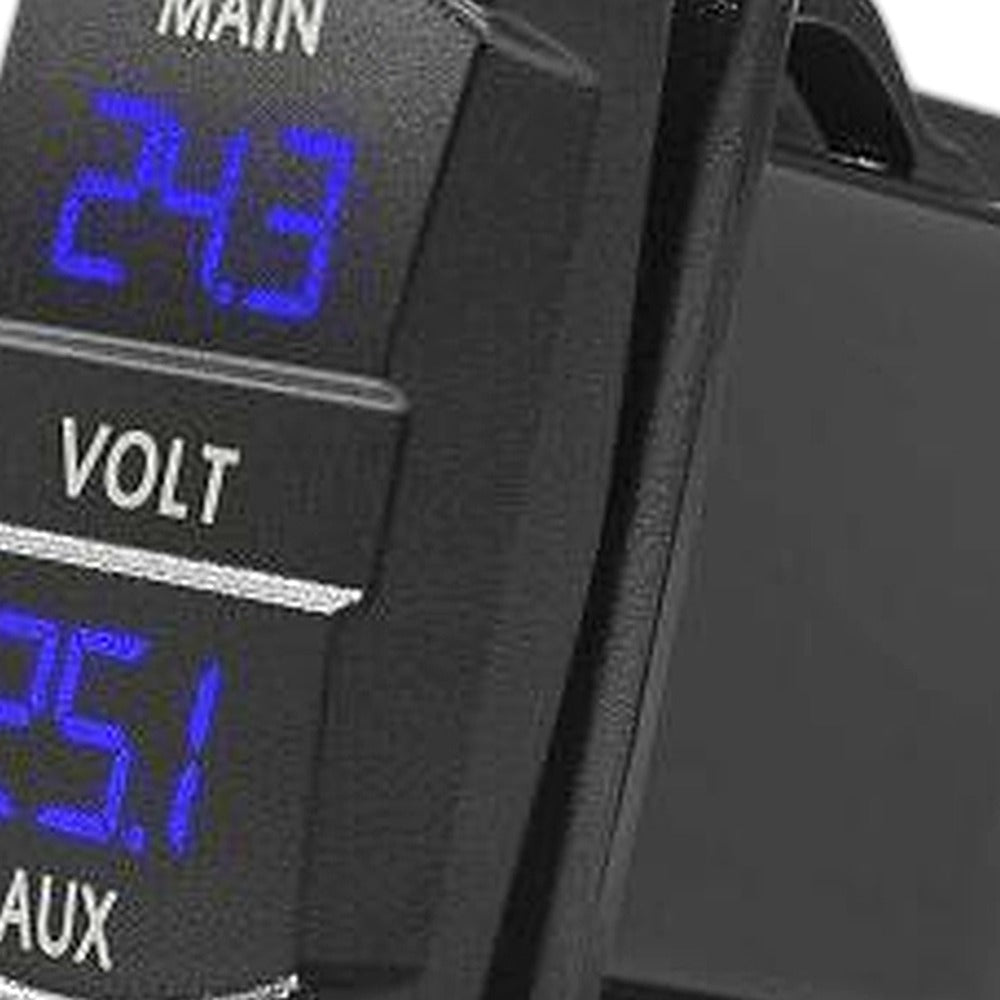12V-24V Dual Voltmeter Battery Monitor LED Digital Car Boat Voltage Marine Gauge