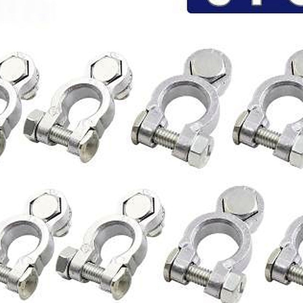 8PCS Car Battery Terminals Positive Negative Connectors Clamp Clip Suitable for