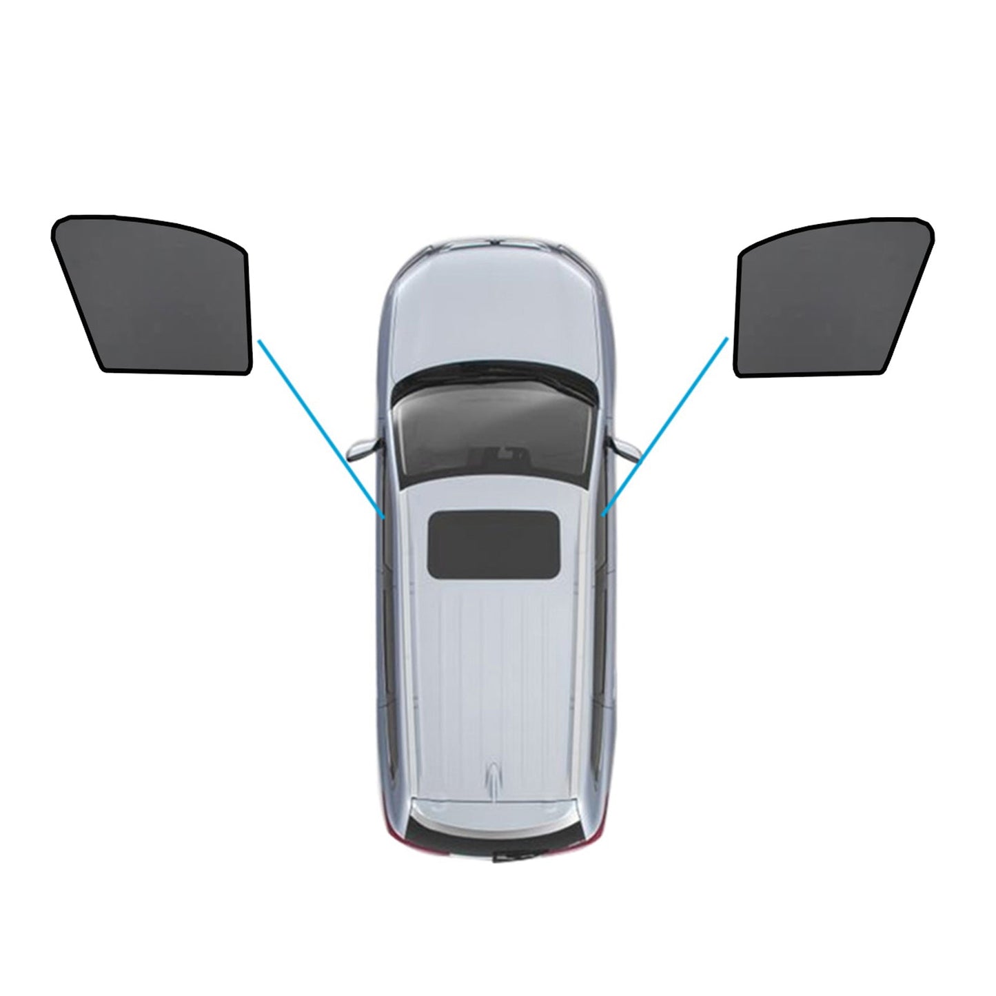 Car Window Sun Shade Magnetic Mesh Blind Suitable For BMW X3 F97 2017-On