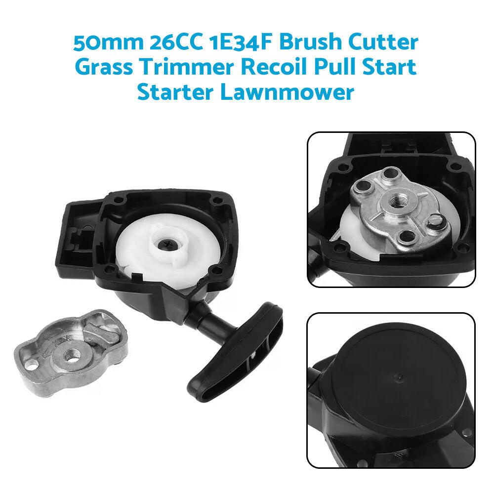 Recoil Pull Start Starter 50mm Suitable For 26CC 1E34F Brush Cutter Grass Trimmer Lawnmower.