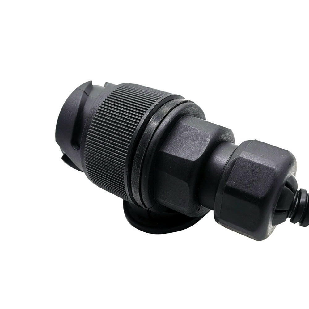 13 Pin Plug to 7 Pin Flat Socket Suitable For Trailer Caravan Wiring Connector.