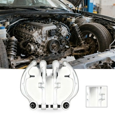 4PCS Front Lower Left & Right Control Arm for NISSAN 350Z Z33 02/2003-08/2009.