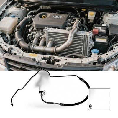 Power Steering Pressure Hose Suitable for Hyundai Accent Kia Rio 57510-0P000.