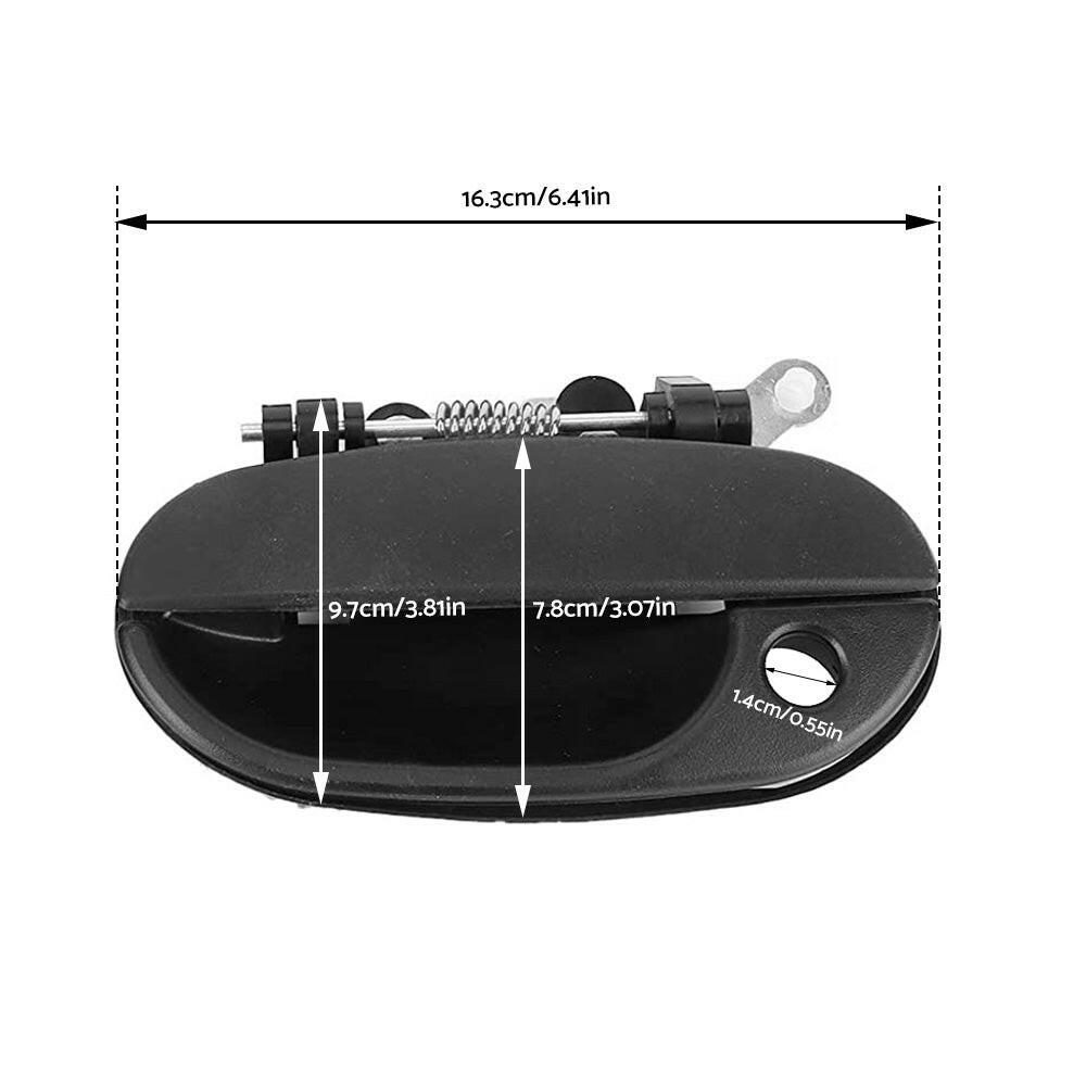 Front Left Outer Door Handle Bolt Type Suitable For Hyundai Excel X3 1997-2000.