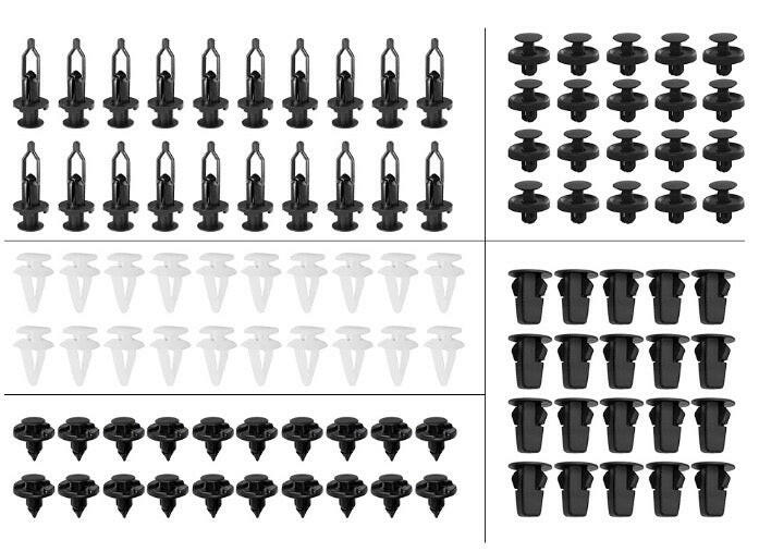100PCS Panel Clip Lock Nut Splash Guard Push Rivet Suitable For Toyota Lexus.