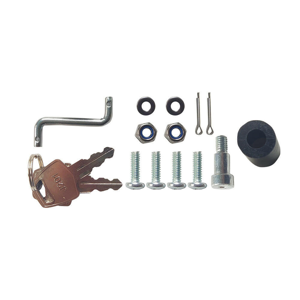 Chrome Power Operated Whale Tail T Handle 12V Folding Lock Suitable For Trailer Canopy.