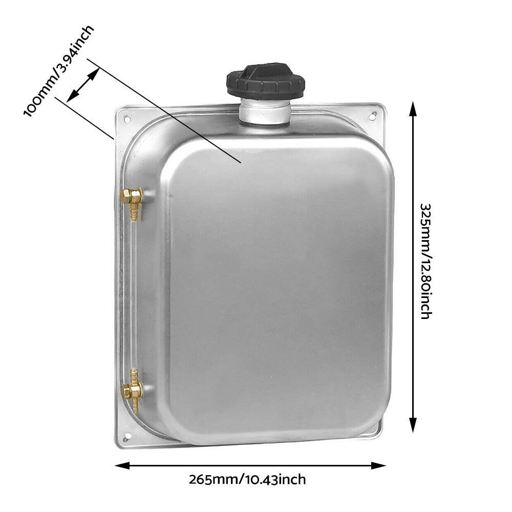 7L Stainless Steel Gas Fuel Tank Emergency Backup Suitable For Webasto Heater.