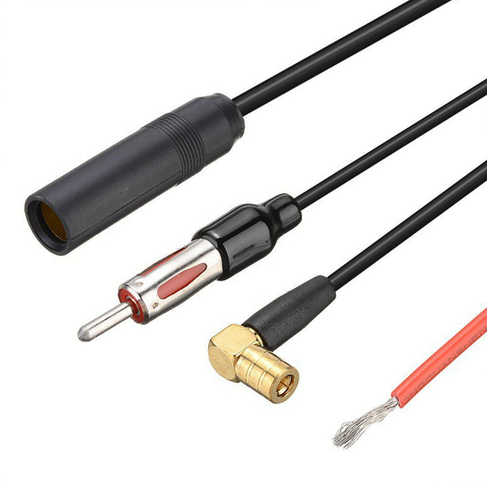 Car AM FM DAB+ Radio Antenna Adapter With Amplifier Booster 12V–24V Universal Fit.