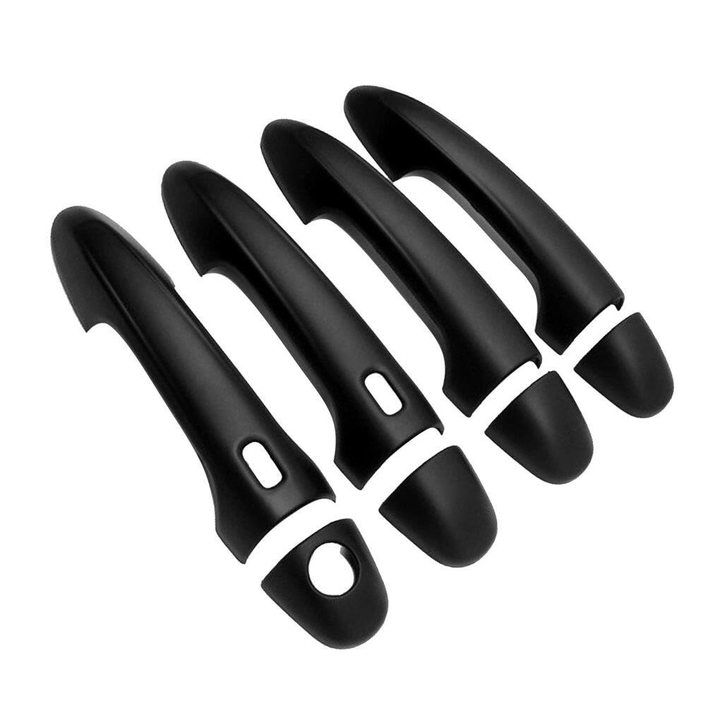 4x Door Handle Covers Matte Black Suitable For Toyota Hilux N80 2015-2021.