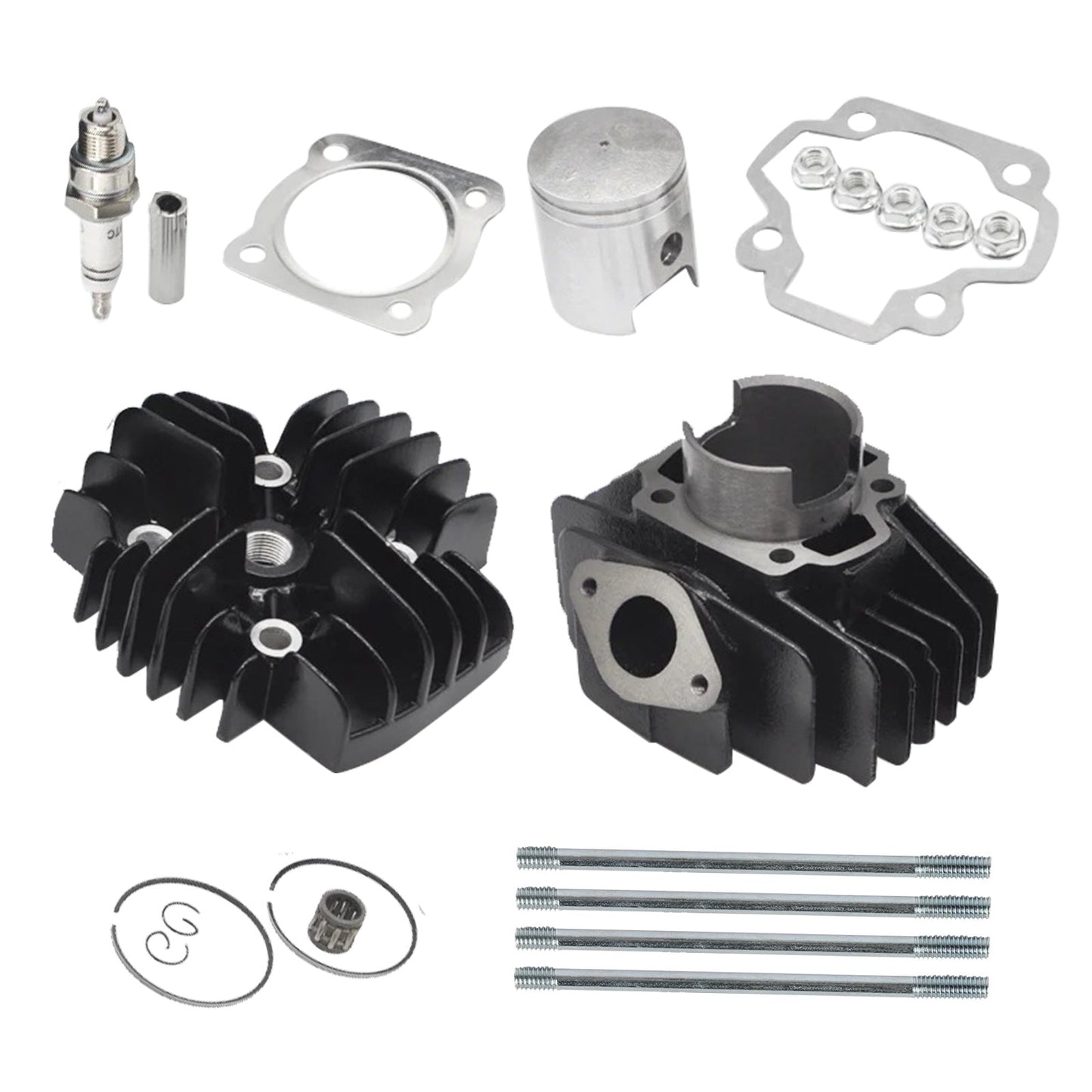 Big Bore Cylinder Piston & Gasket Kit Suitable For Yamaha PW50, QT50 60cc 1981-2009.