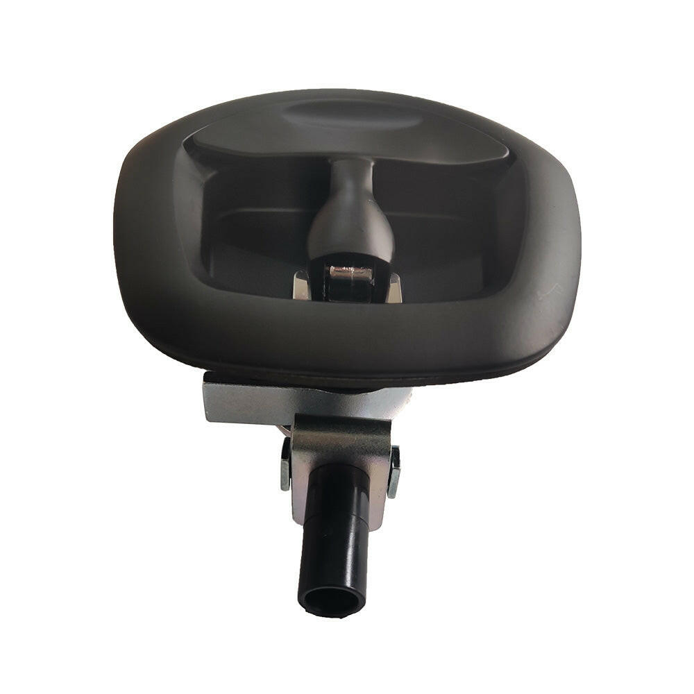 1x Black Recessed Folding T Lock / Handle Suitable For Trailer Toolbox Drop T Whale Tail.