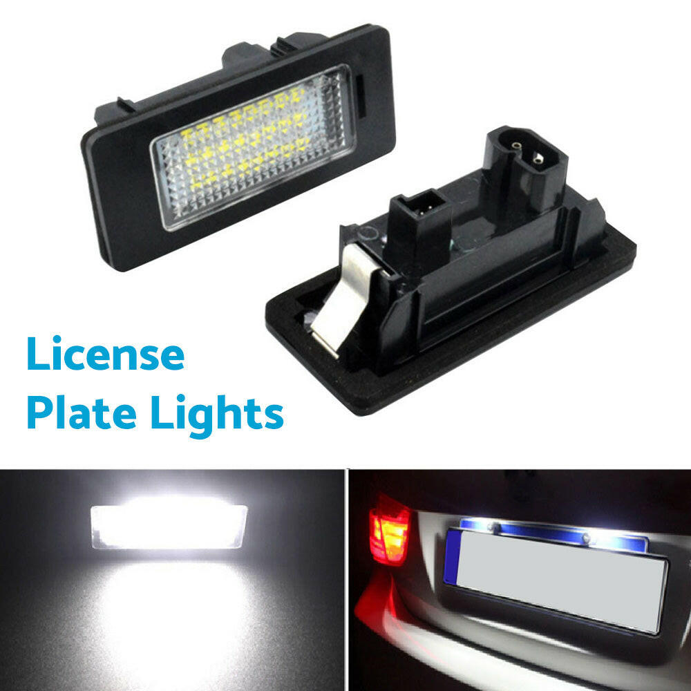2x LED License Number Plate Light Lamps Suitable For BMW E90 E92 E93 E39 M5 E70.