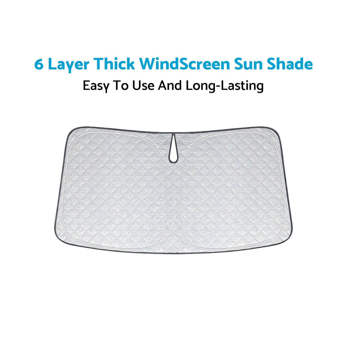 WindScreen Sun Shade Suitable For Ford Everest UA UB 2020-2024 6 Layer Thick.