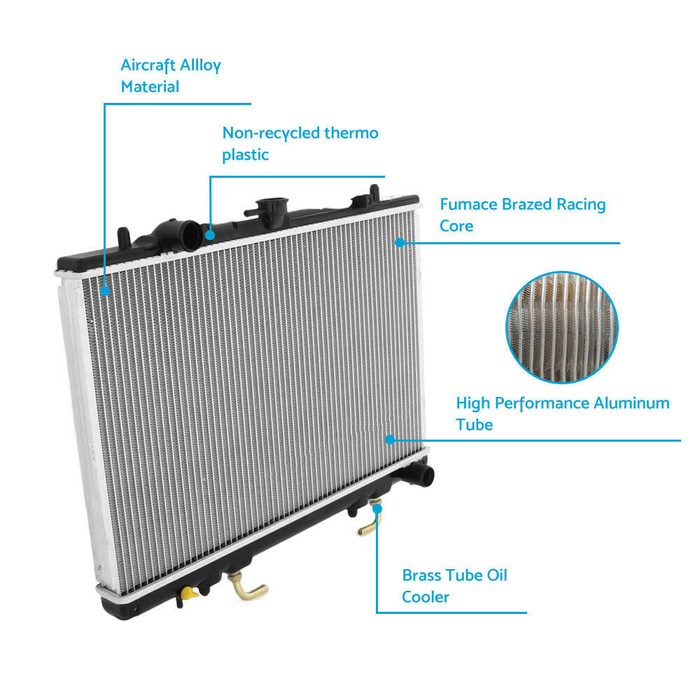 H or D Radiator Suitable For Mitsubishi Triton MK 2.4L Petrol 2.8L Diesel 4Cyl Auto Manual 1996-2006.