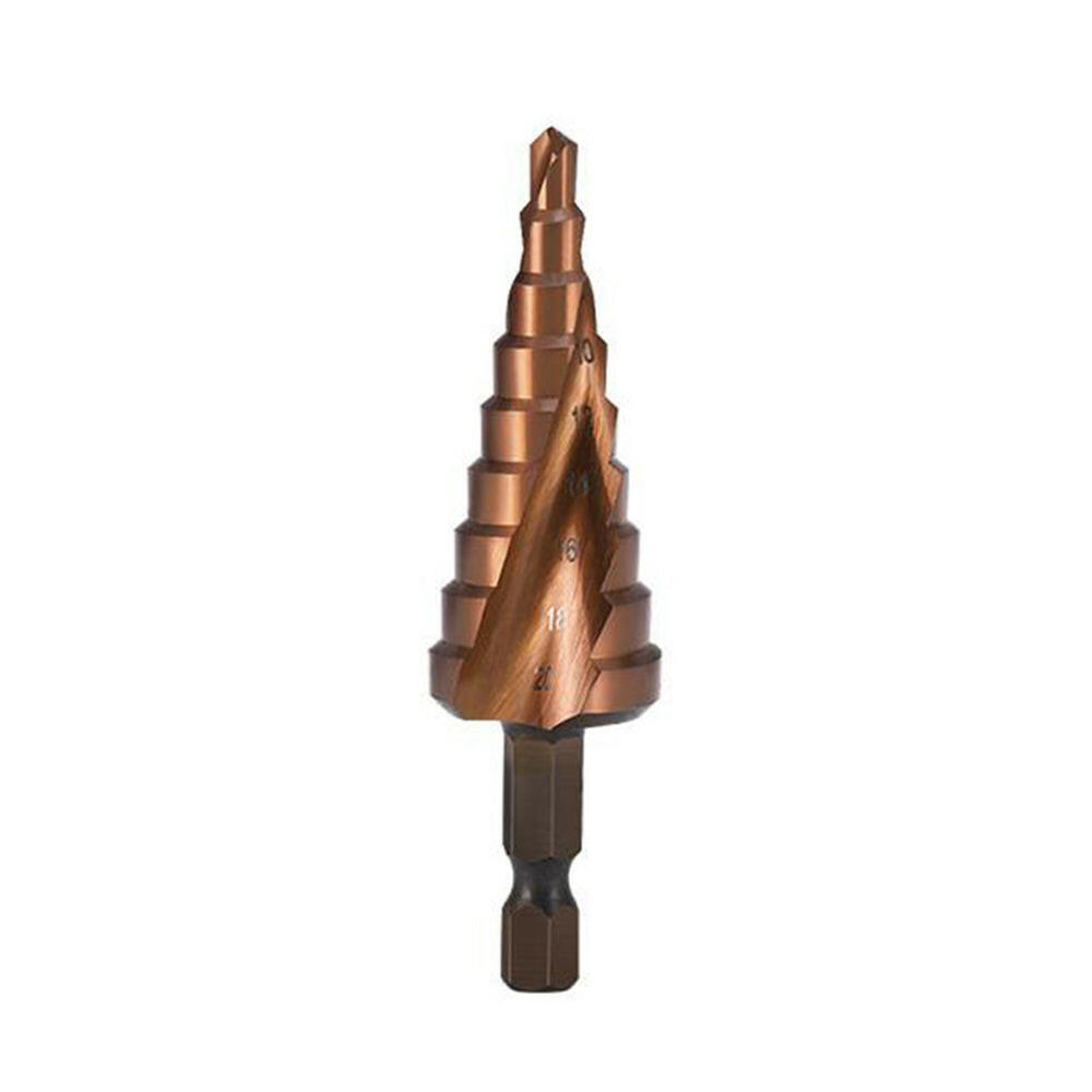 Cobalt Steel Step Cone Drill Bit Hole Cutter 4-12/20/32mm for Stainless Steel.