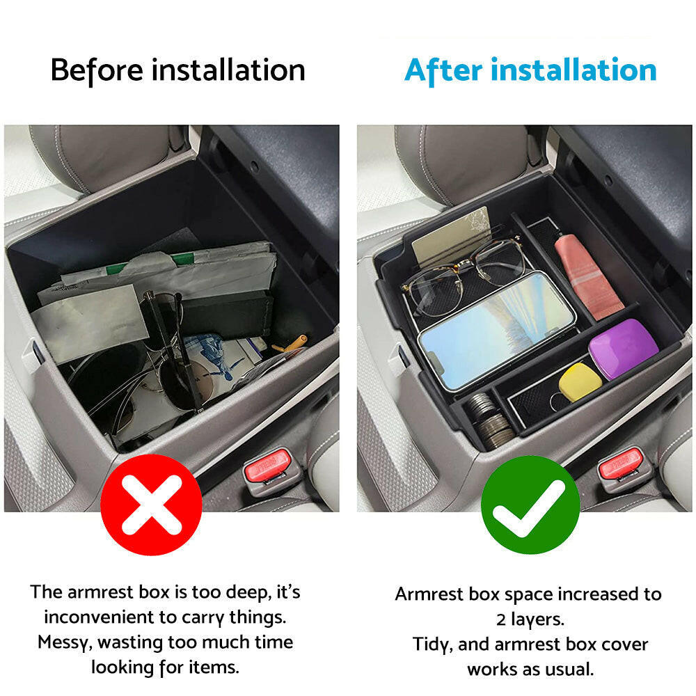 Centre Console Armrest Storage Box Tray Suitable For Kia Carnival 2021–2023.