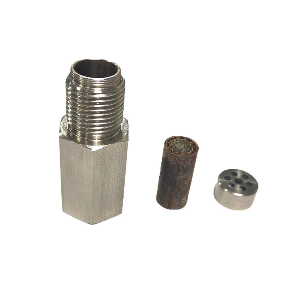Oxygen O2 Sensor Spacer Adapter CEL Cleaner Mini Cat with Catalytic Converter.