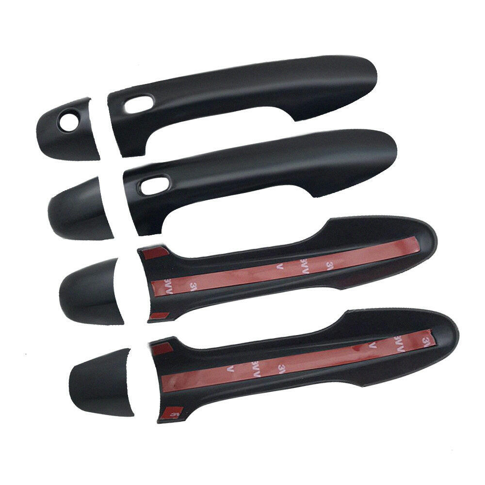 4x Door Handle Covers Matte Black Suitable For Toyota Hilux N80 2015-2021.