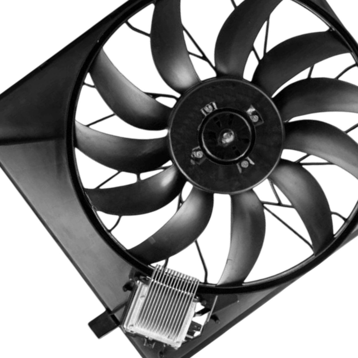 Radiator Cooling Fan with Shroud Suitable For Mercedes M-Class W163 ML500 2001-2005.