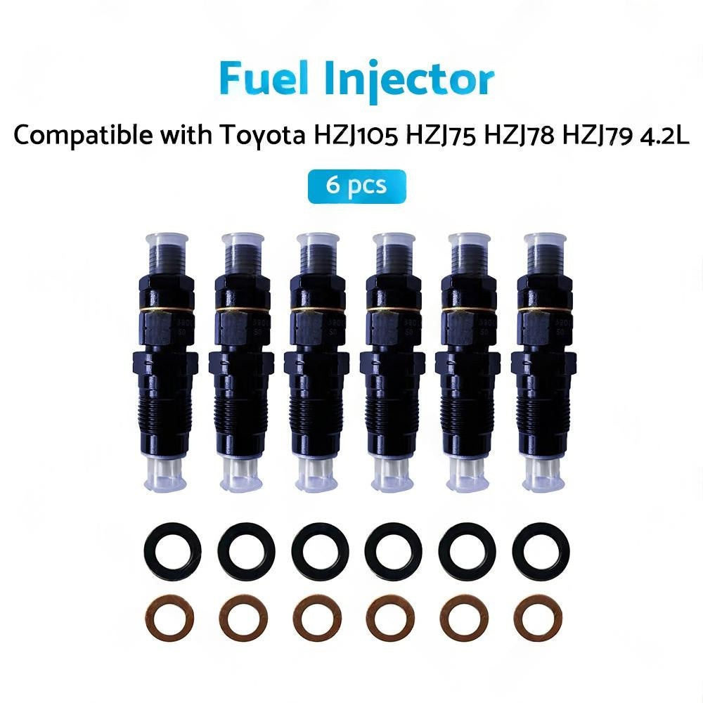 6x Diesel Fuel Injectors Suitable for Toyota Celica 1.8L