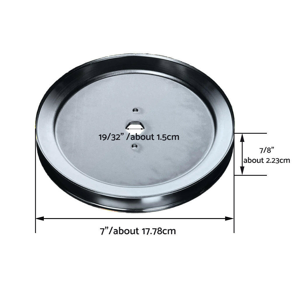 2x Blade Spindle Pulley Suitable For John Deere Sabre Mowers D105 GX20367.
