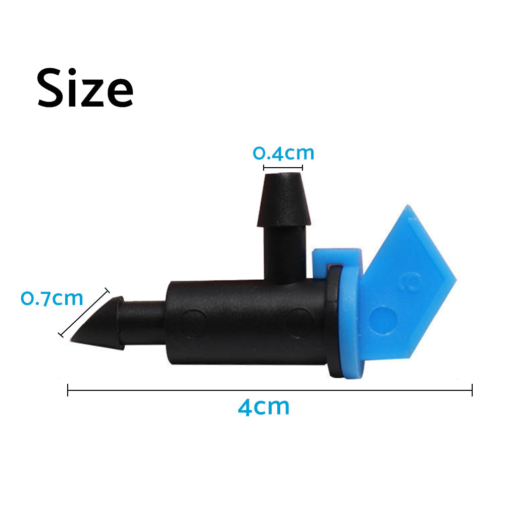 100PCS Drip Flag Emitter Flag Dripper for Garden Drip Irrigation Dropper 8L H.
