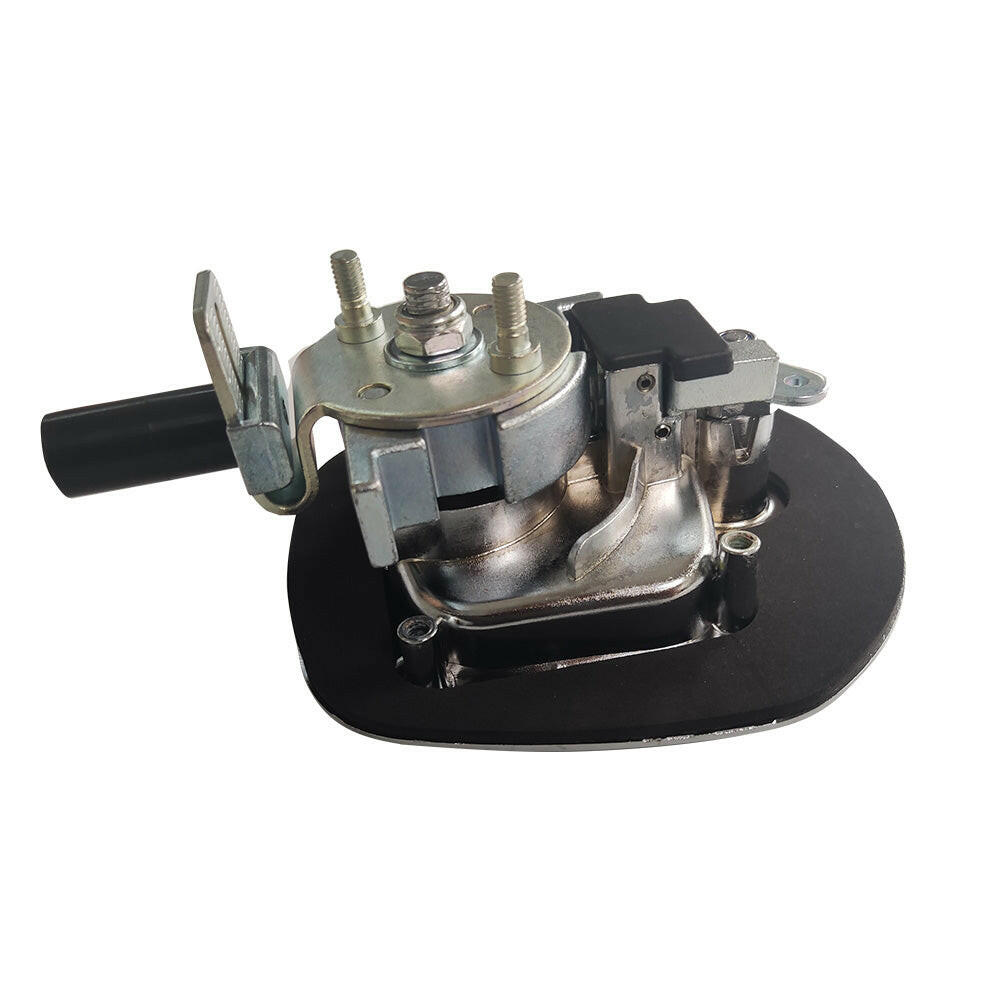 Chrome Power Operated Whale Tail T Handle 12V Folding Lock Suitable For Trailer Canopy.