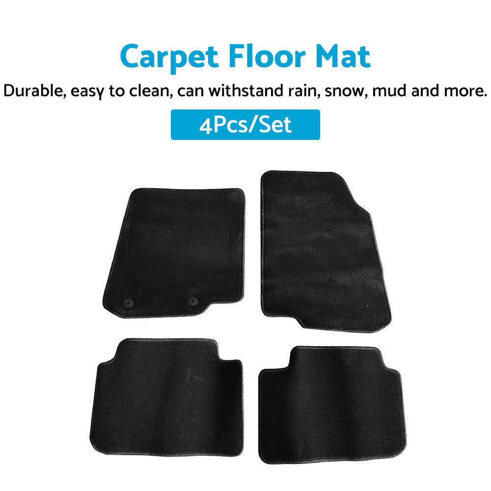 4Pcs Set Carpet Floor Mat Suitable For Ford Falcon FG XR6 XR8 MK1 XR Series.