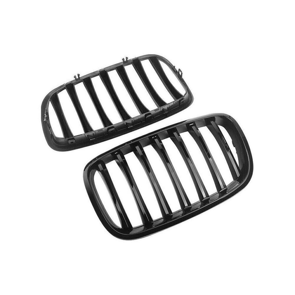 Front Bumper Kidney Grill Grille Gloss Suitable For BMW E70 X5 / E71 X6 2007-2013.
