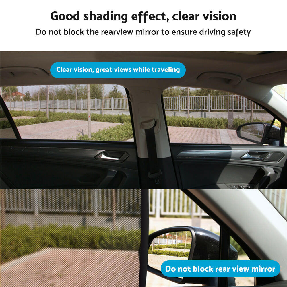 4x Magnetic Car Window Privacy Sun Shades Suitable For Ford Ranger PX2 3 2015-now.